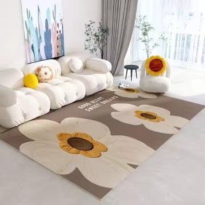 Modern Cream Ins Style Living Room Carpet Sofa Coffee Table Blanket Home Bedroom Area Rugs Sets