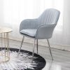 Luxury Modern Hotel Velvet Arm Upholstered Armchair Accent Chair Living Room Furniture