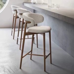 Hot Sales Modern Luxury High Bar Stool for Home Dining Rooms and Commercial Bars Restaurants Cafes Bar Chair Manufacturer