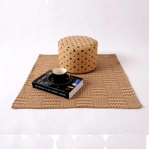 Modern Home Decorative Cotton Area Rugs Wholesale for Living Room and Bedroom Dark Stain Resistance Woven Floormat Carpet