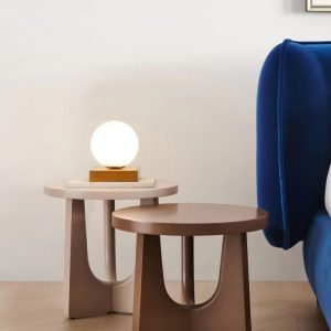 Modern Factory Wholesale Price Living Room Conner Coffee Table Sofa Side Table in MDF Tables