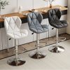 Factory Wholesale Bar Stools and Restaurant Chair Sets Kitchen Pu Leather Swivel Bar Chair Bar Stools