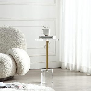 Modern Acrylic Coffee Tables and Transparent Side Sofa Coffee Tables Are Customizable Living Room Furniture Decorations